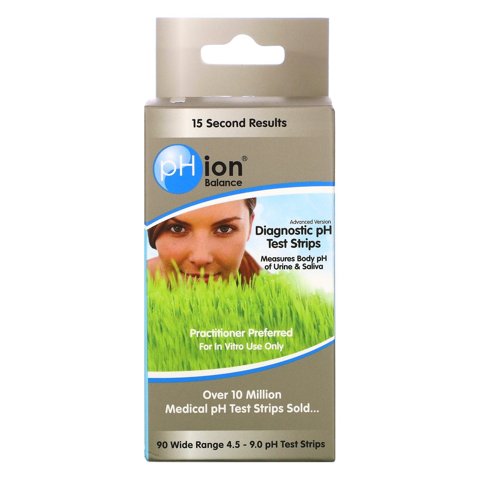 pHion Balance, Diagnostic pH Test Strips, 90 Strips