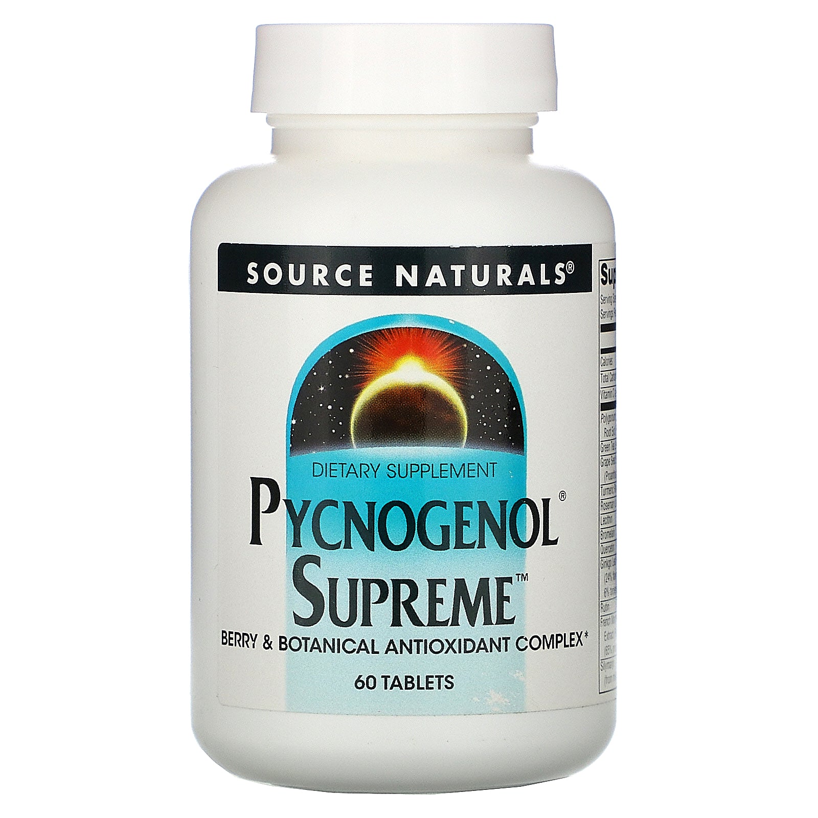 Source Naturals, Pycnogenol Supreme, 60 Tablets