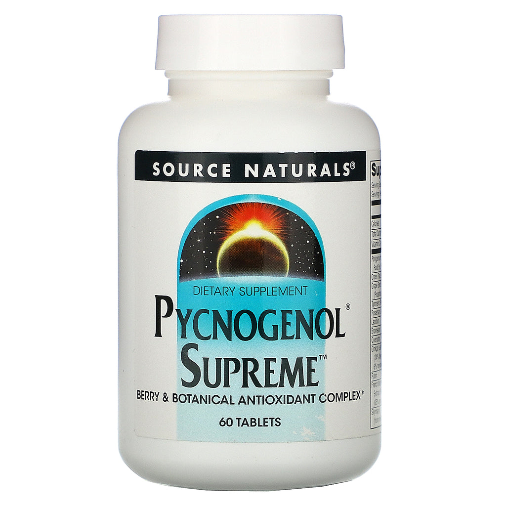 Source Naturals, Pycnogenol Supreme, 60 Tablets