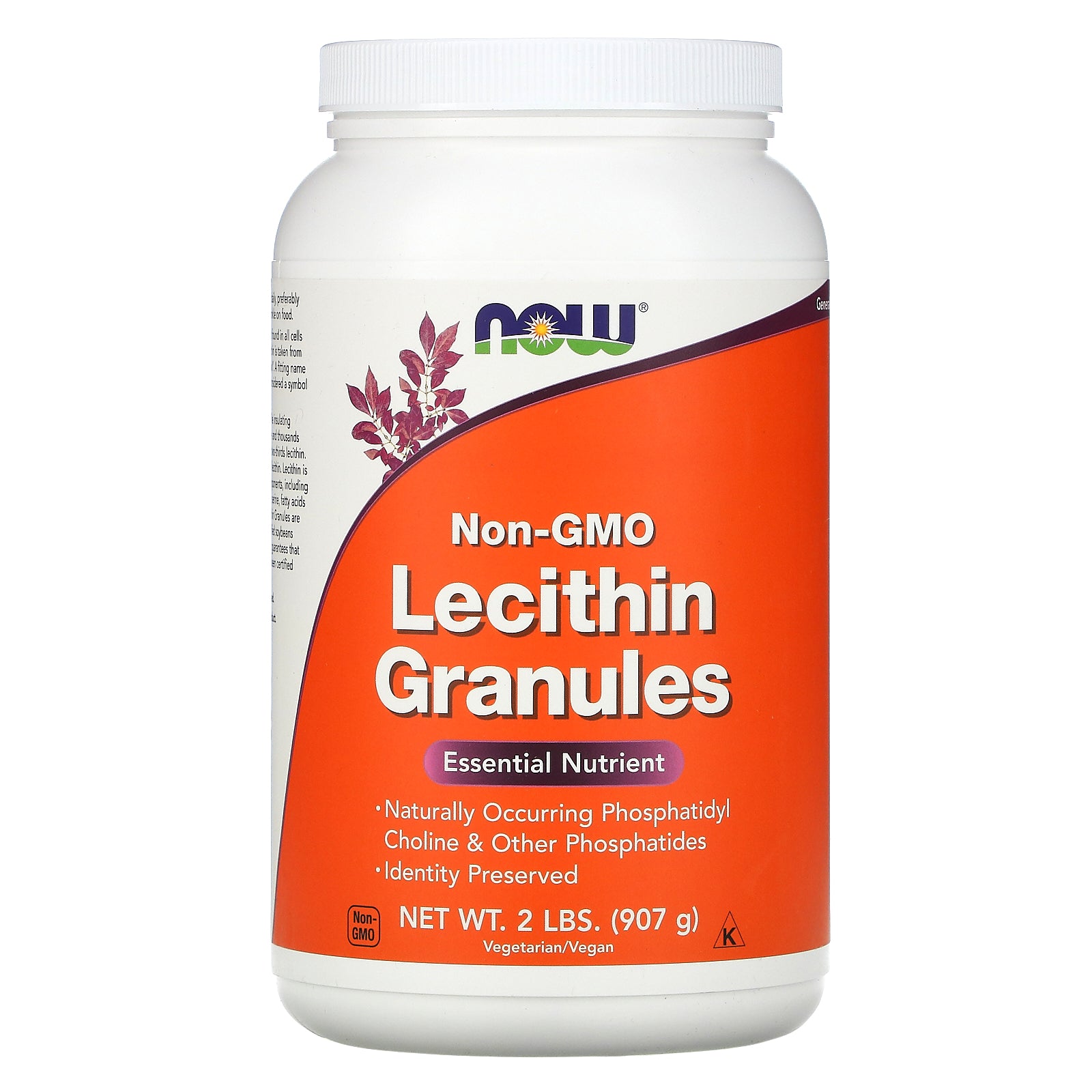 Now Foods, Lecithin Granules, Non-GMO, 2 lbs (907 g)