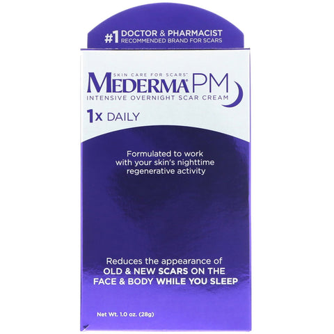 Mederma, PM, Intensive Overnight Scar Cream, 1.0 oz (28 g)