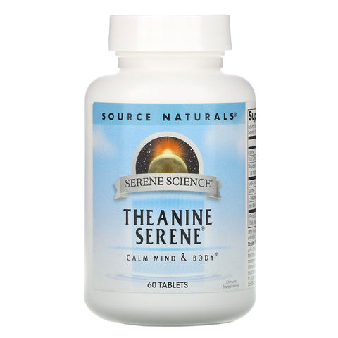 Source Naturals, Serene Science, Theanine Serene, 60 Tablets