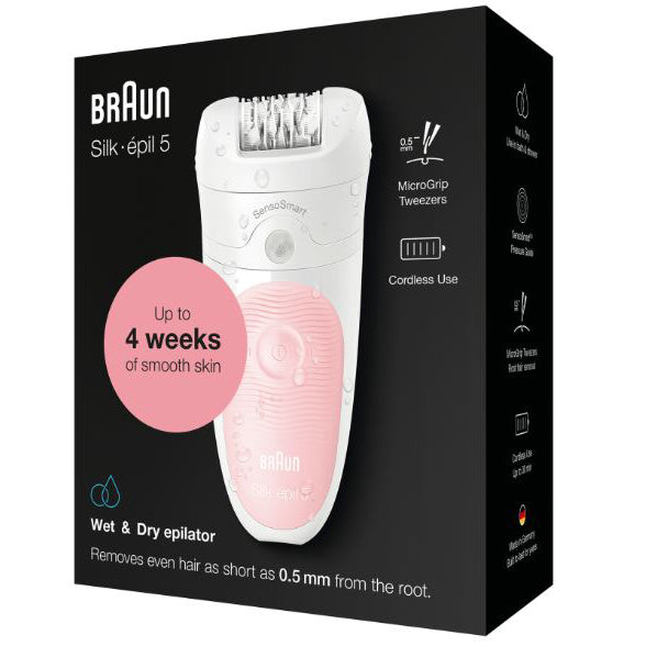 Braun Epilator | Silk.Epil 5 | Wet&Dry | Cordless 30min