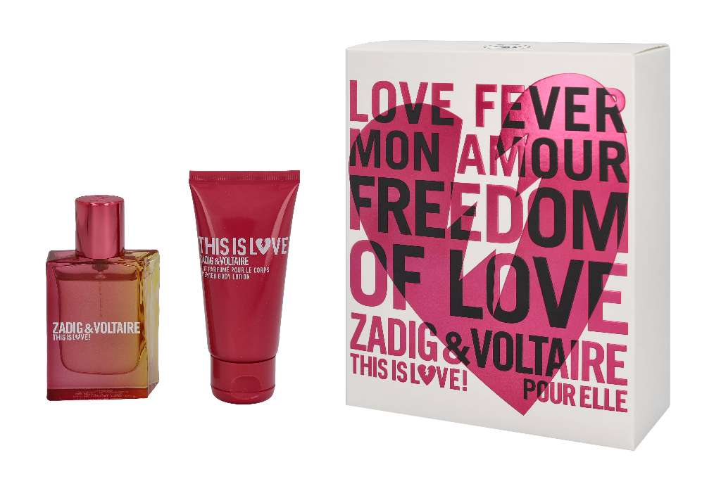 Zadig &amp; Voltaire This Is Love! Til hendes gavesæt 80 ml
