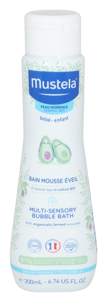 Mustela Normal Skin Multi-Sensorisk Boblebad 200 ml
