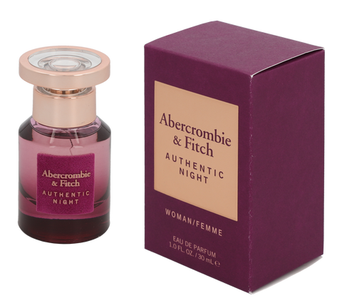 Abercrombie &amp; Fitch Authentic Night Women Edp Spray 30 ml